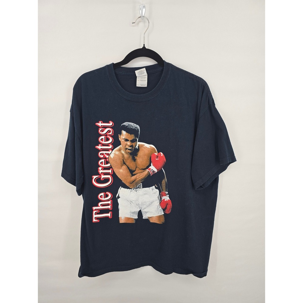 Gildan Muhammad Ali‎ The Greatest Graphic T-Shirt Mens XL Black Boxing Tee